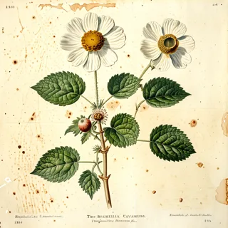 Ilustración botánica de Prodigiosa