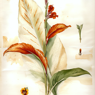 Ilustración de Achira