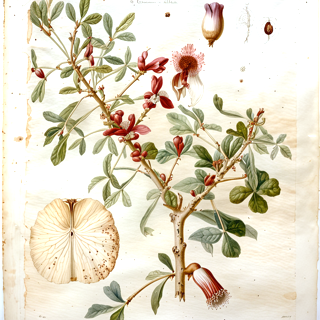 Ilustración botánica de Morro
