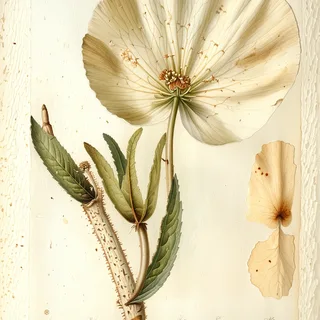 Ilustración botánica de Cordoncillo